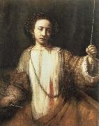 REMBRANDT Harmenszoon van Rijn Lucretia painting